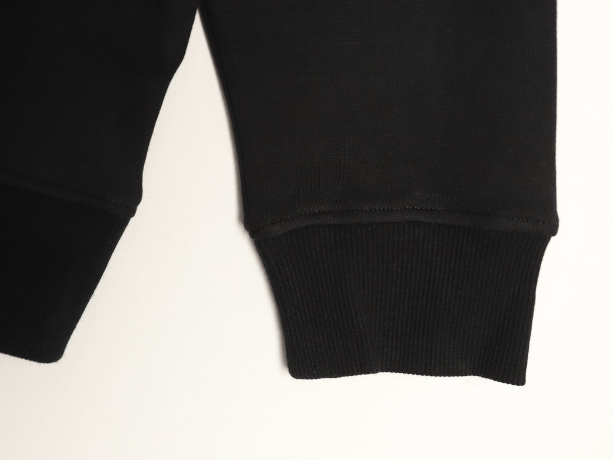 Gucci 26F Black Retro Letter Crewneck Sweatshirt