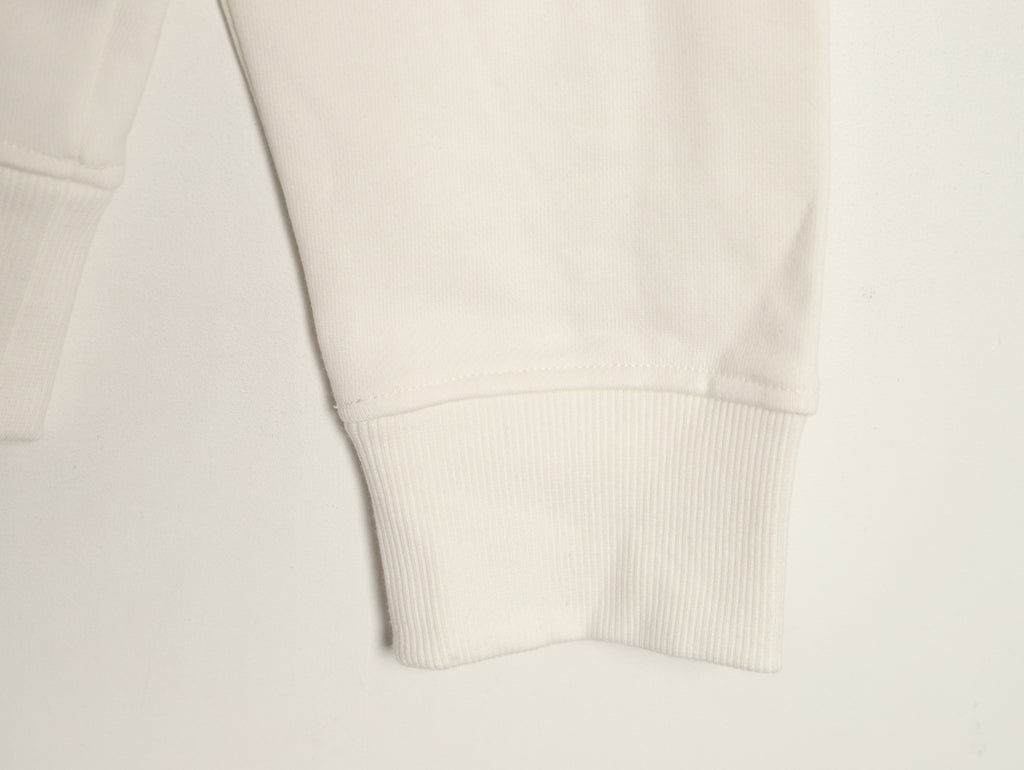 Louis Vuitton Off-White Orange Chest-Label Pullover Hoodie
