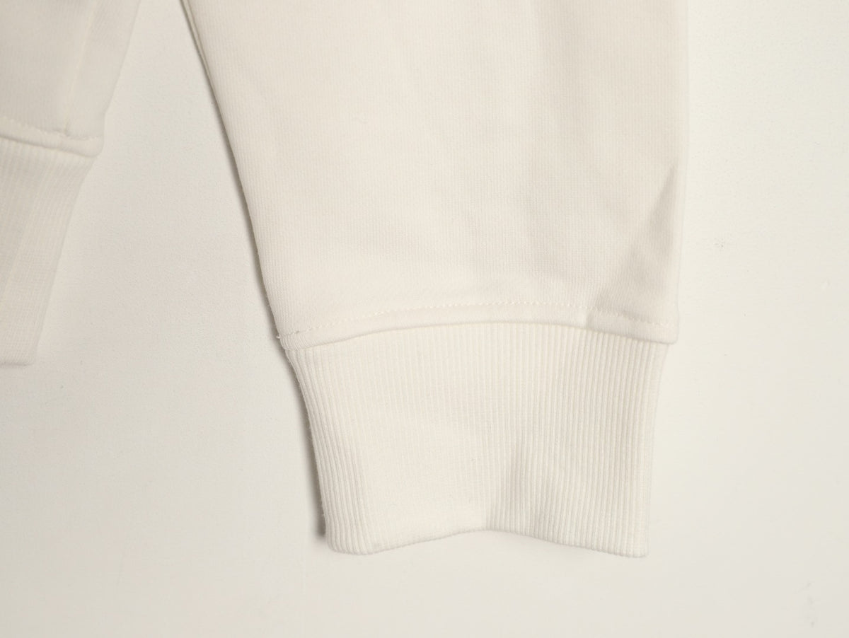Louis Vuitton Off-White Orange Chest-Label Pullover Hoodie