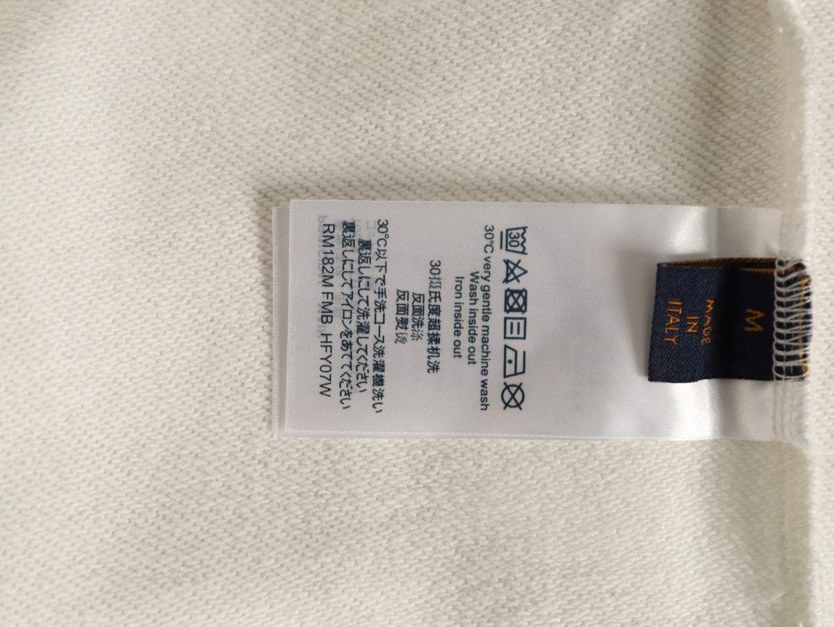 Louis Vuitton Off-White Orange Chest-Label Pullover Hoodie