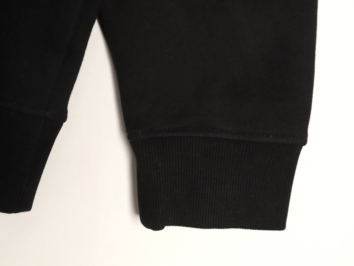 Louis Vuitton Black Ornate LV Chest-Motif Crewneck Sweatshirt
