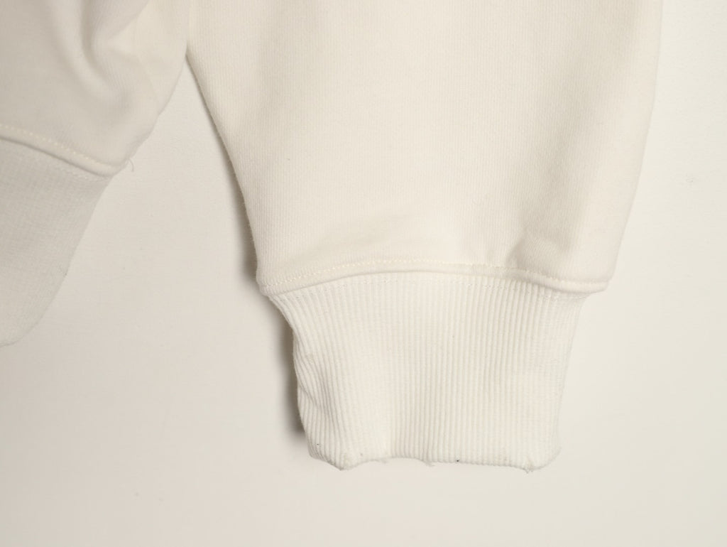 Chrome Hearts Off-White Cross-Emblem Back-Graphic Pullover Hoodie
