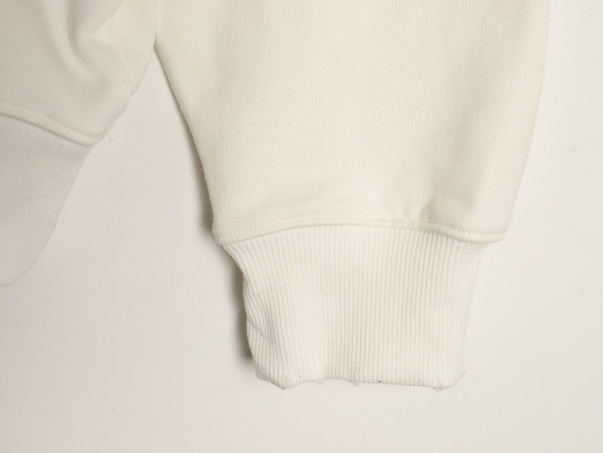 Chrome Hearts Off-White Cross-Emblem Back-Graphic Pullover Hoodie