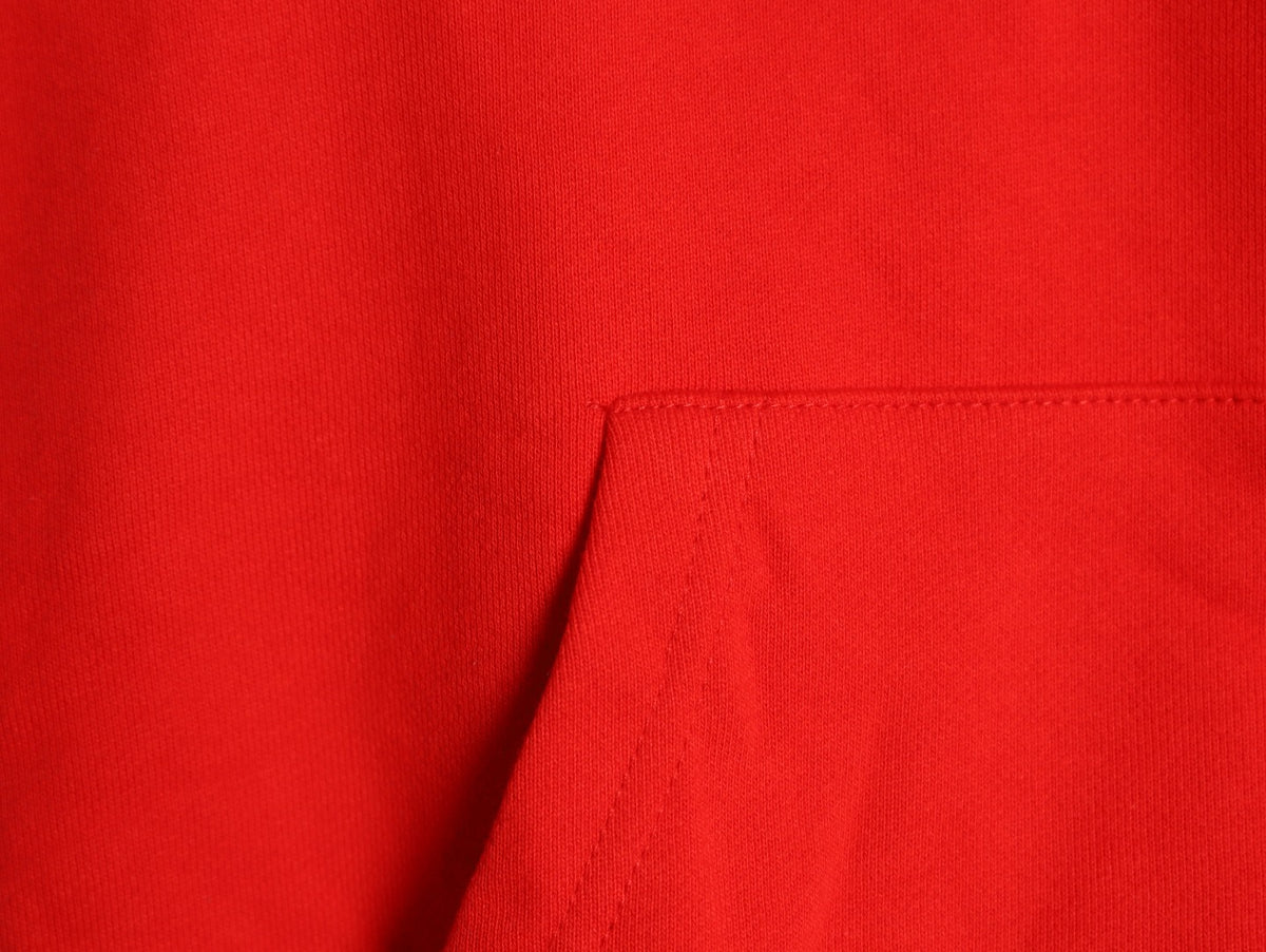 Chrome Hearts 23SS Red Graffiti-Graphic Pullover Hoodie