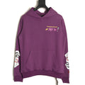 Chrome Hearts 23SS Purple Graffiti-Graphic Pullover Hoodie