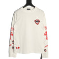 Chrome Hearts Off-White Tooth-and-Cross Graphic Long-Sleeve T-Shirt