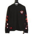Chrome Hearts Black Tooth-and-Cross Graphic Long-Sleeve T-Shirt