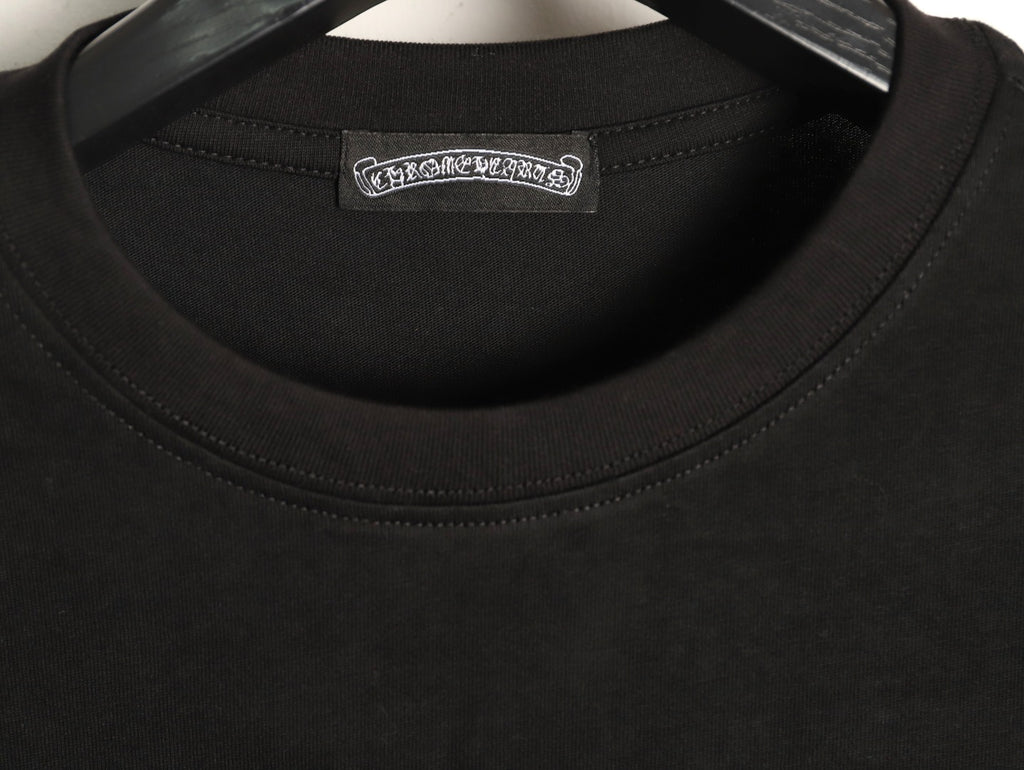 Chrome Hearts Black Tooth-and-Cross Graphic Long-Sleeve T-Shirt