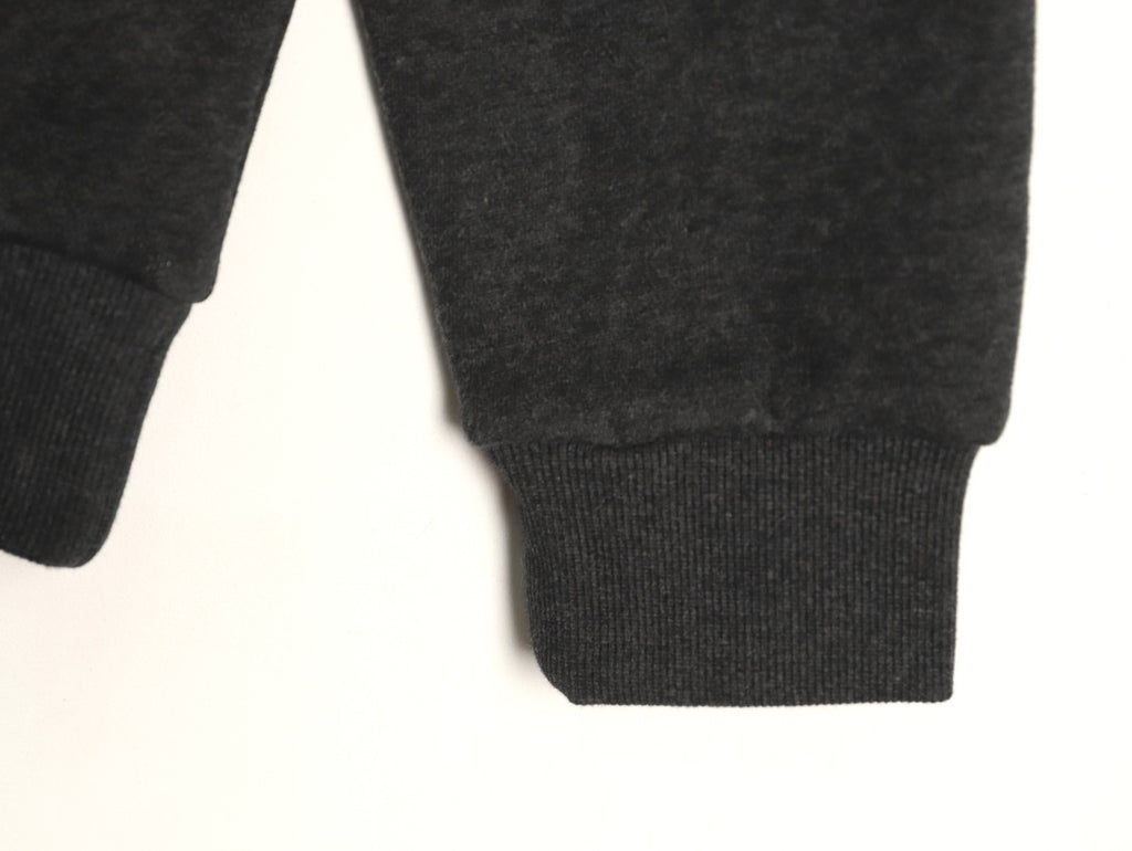 Louis Vuitton Charcoal LV Chest and Back-Motif Crewneck Sweatshirt