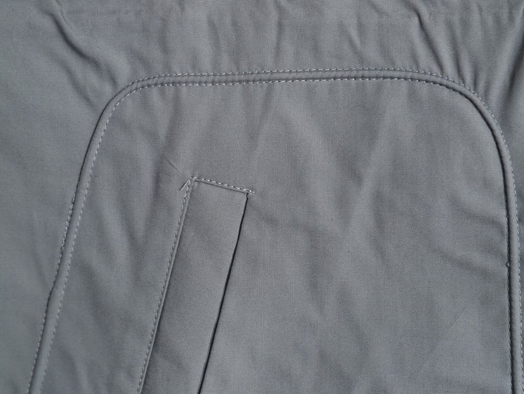 Prada Gray PRD Chest-Letter Zip Jacket