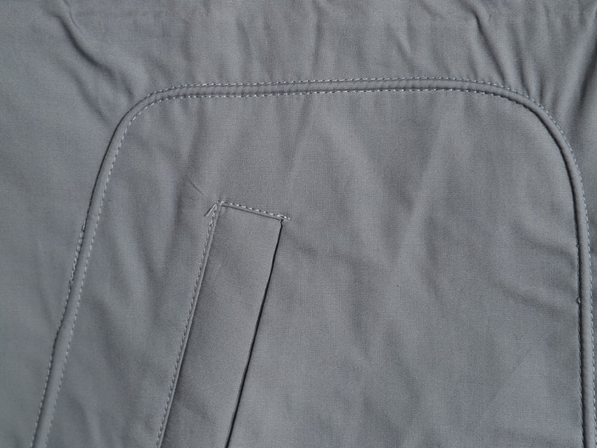 Prada Gray PRD Chest-Letter Zip Jacket