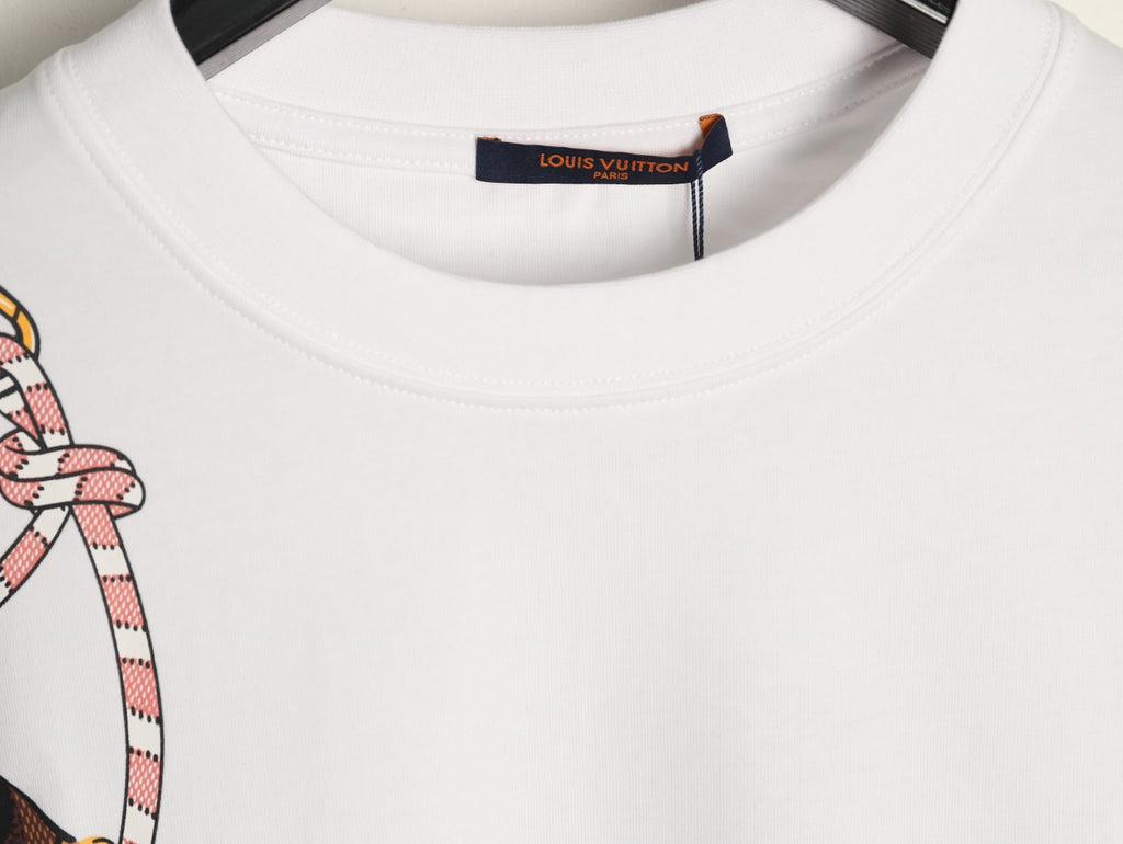 Louis Vuitton White Crossbody Bag Graphic Long-Sleeve T-Shirt