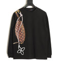 Louis Vuitton Black Crossbody Bag Graphic Long-Sleeve T-Shirt